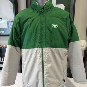 New York Jets Nike NFL On Field Dri-Fit Winter Jacket Men's Gray/Green